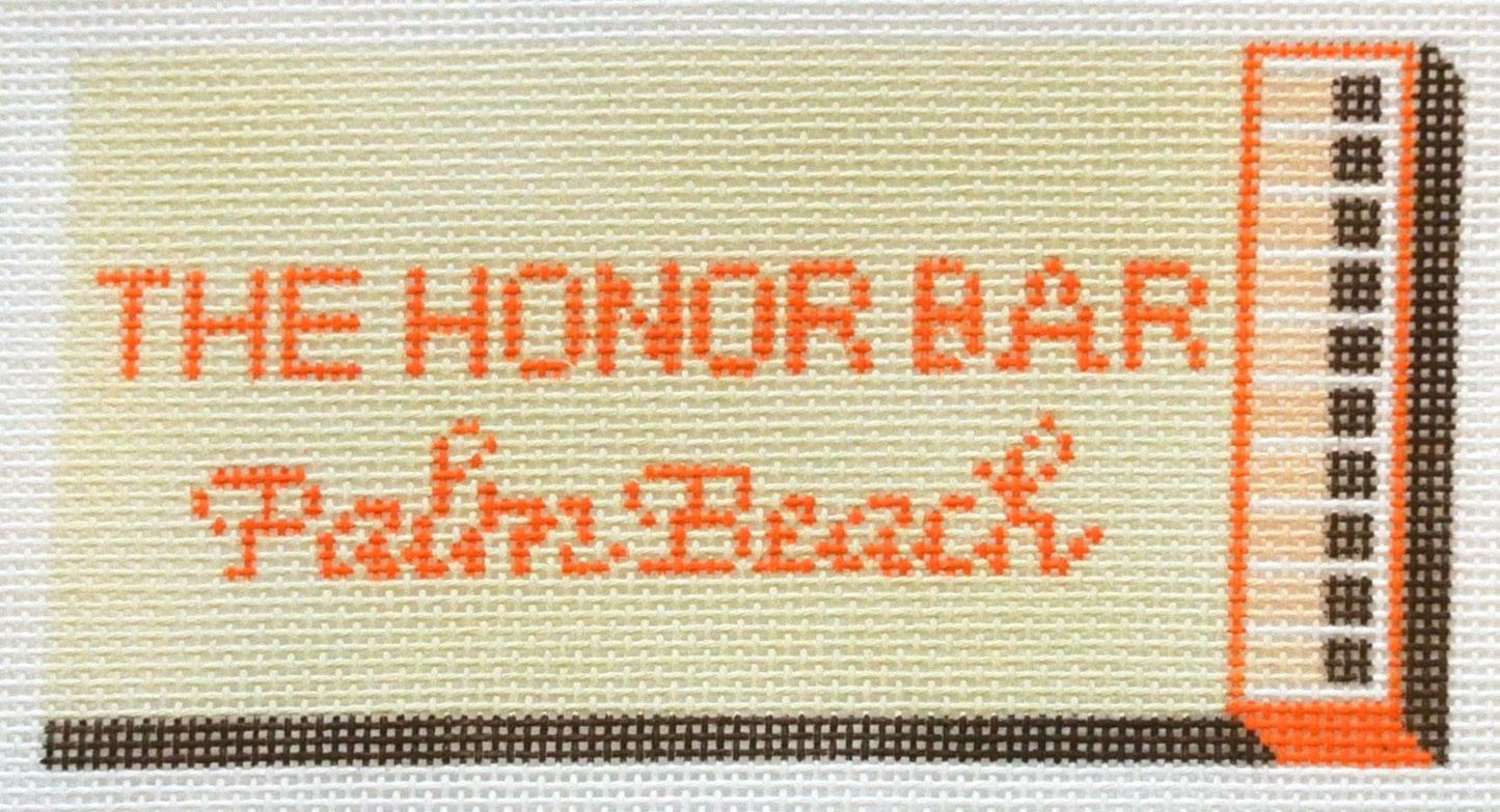 Honor Bar Matchbook Needlepoint Canvas